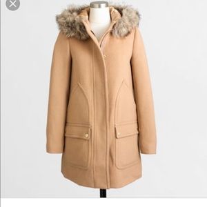 J Crew Vail Hooded Parka, Dusty Rose, sz 4